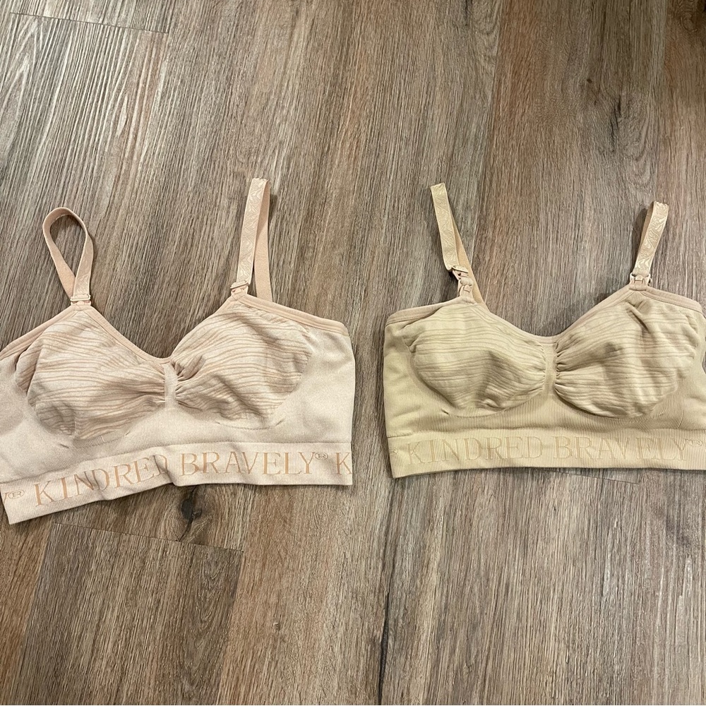 Kindred Bravely Nude and Beige Bras